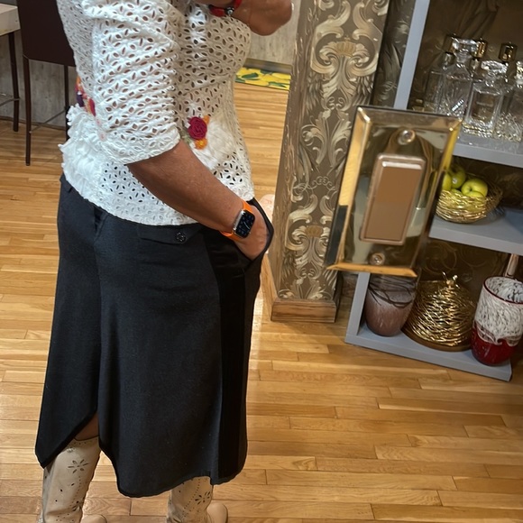 Roberta Scarpa wool tuxedo skirt 12 - Picture 5 of 15